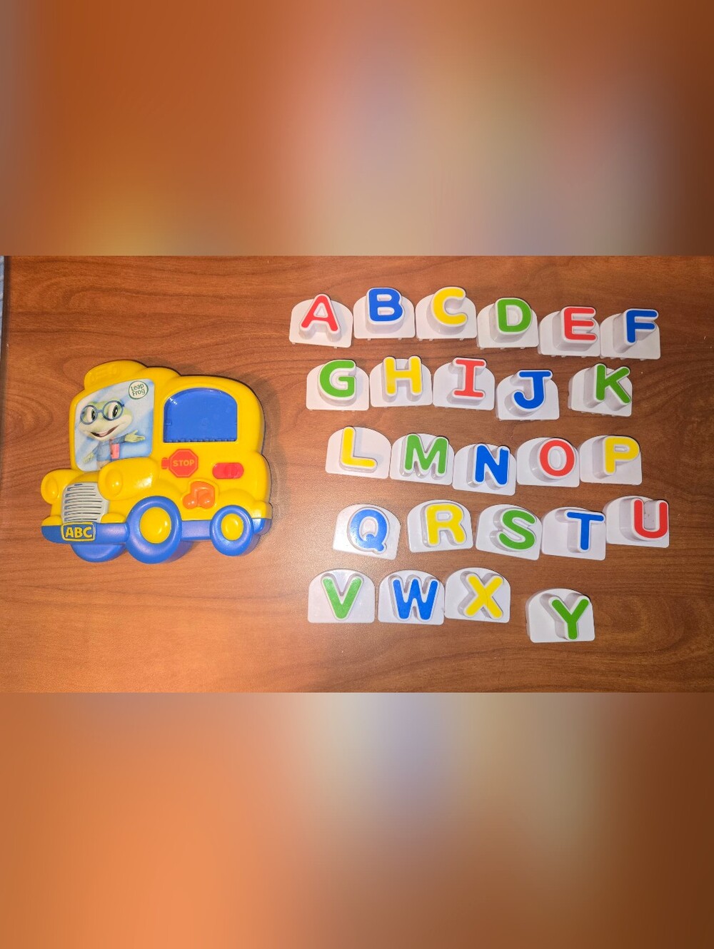 Leap Frog ABC School Bus Fridge Phonics Alphabet